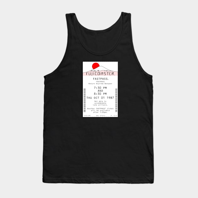 Fujicoaster Fastpass Tank Top by Florida Project